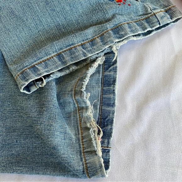 KUL denim jeans floral embellished Size 11 - Picture 8 of 8
